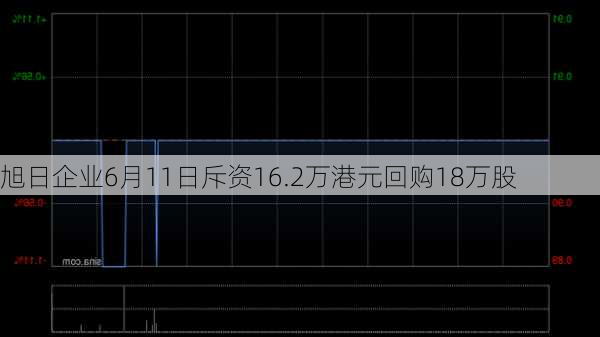 旭日企业6月11日斥资16.2万港元回购18万股