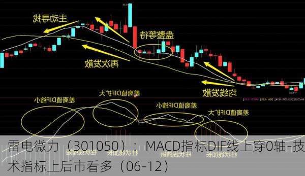 雷电微力（301050）：MACD指标DIF线上穿0轴-技术指标上后市看多（06-12）