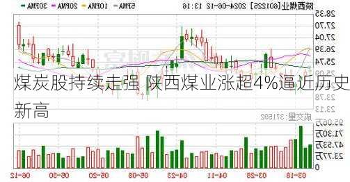 煤炭股持续走强 陕西煤业涨超4%逼近历史新高