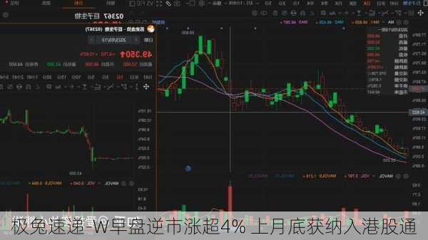 极兔速递-W早盘逆市涨超4% 上月底获纳入港股通