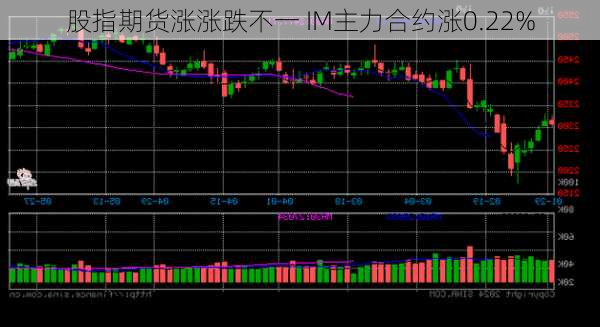 股指期货涨涨跌不一 IM主力合约涨0.22%