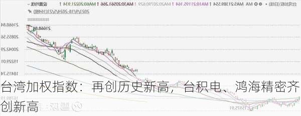 台湾加权指数：再创历史新高，台积电、鸿海精密齐创新高