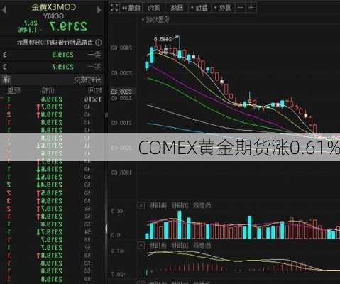 COMEX黄金期货涨0.61%