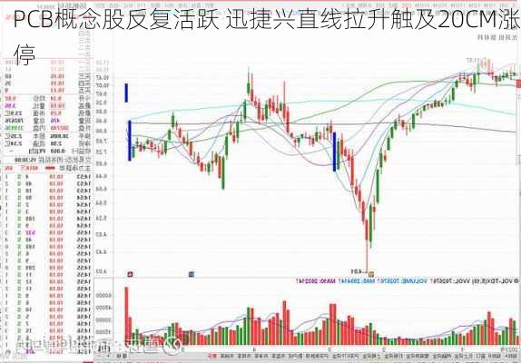 PCB概念股反复活跃 迅捷兴直线拉升触及20CM涨停