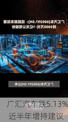 广汇汽车跌5.13% 近半年增持建议