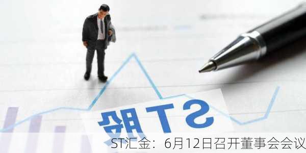 ST汇金：6月12日召开董事会会议