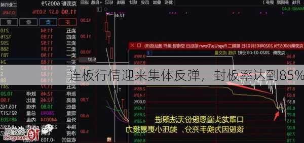 连板行情迎来集体反弹，封板率达到85%