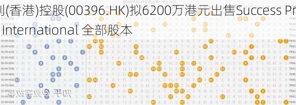 兴利(香港)控股(00396.HK)拟6200万港元出售Success Profit International 全部股本