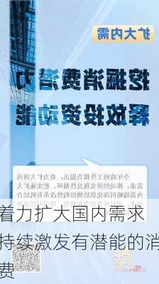 着力扩大国内需求 持续激发有潜能的消费