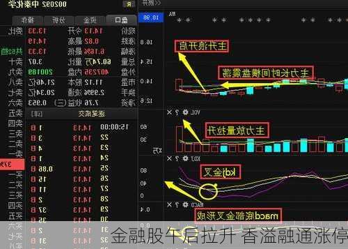 金融股午后拉升 香溢融通涨停