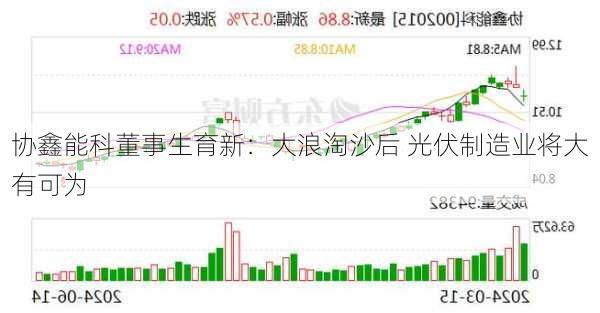 协鑫能科董事生育新：大浪淘沙后 光伏制造业将大有可为