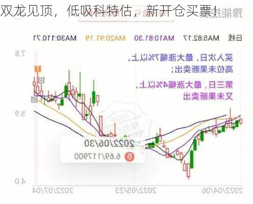 双龙见顶，低吸科特估，新开仓买票！