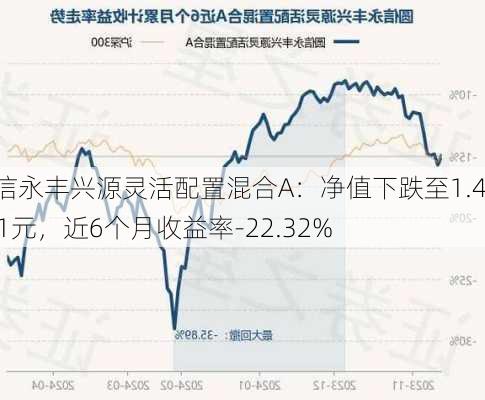 圆信永丰兴源灵活配置混合A：净值下跌至1.4931元，近6个月收益率-22.32%