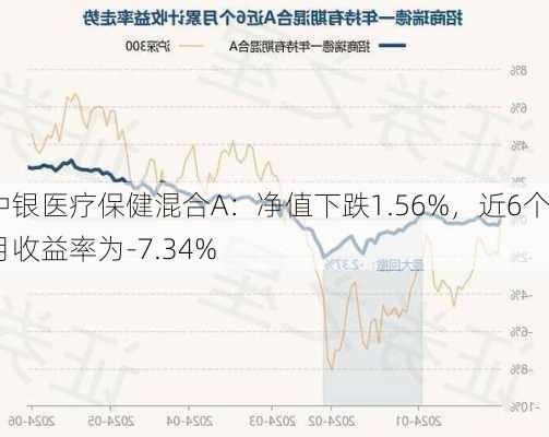 中银医疗保健混合A：净值下跌1.56%，近6个月收益率为-7.34%