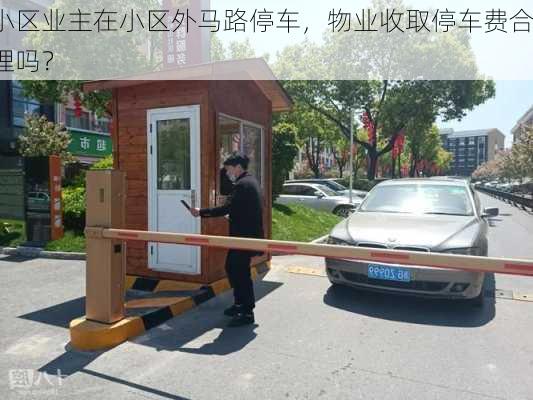 小区业主在小区外马路停车，物业收取停车费合理吗？