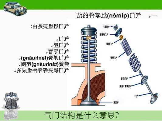 气门结构是什么意思？