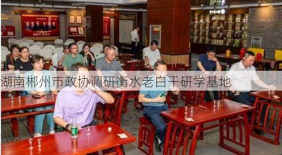 湖南郴州市政协调研衡水老白干研学基地