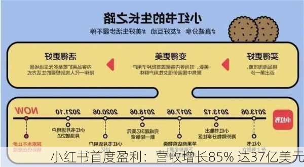 小红书首度盈利：营收增长85% 达37亿美元