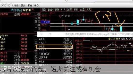 芯片股逆势而起，短期关注或有机会