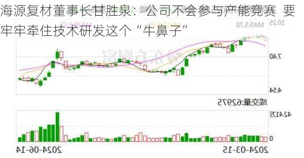 海源复材董事长甘胜泉：公司不会参与产能竞赛  要牢牢牵住技术研发这个“牛鼻子”