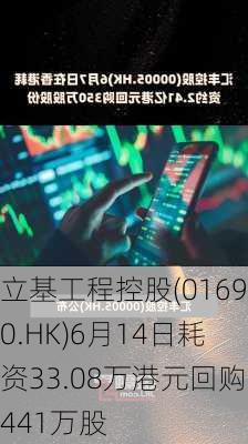 立基工程控股(01690.HK)6月14日耗资33.08万港元回购441万股