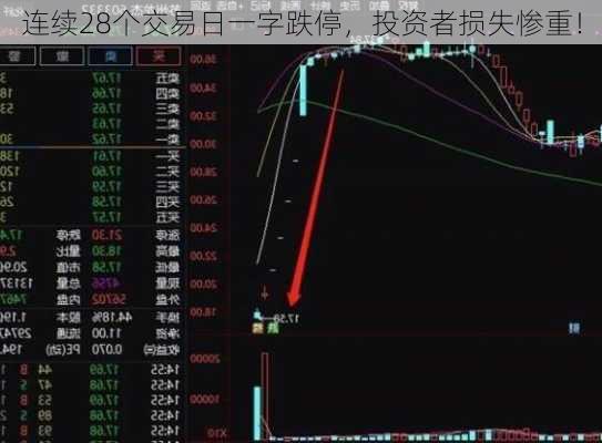 连续28个交易日一字跌停，投资者损失惨重！