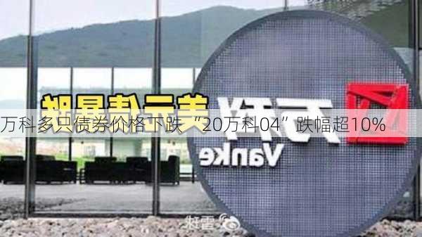 万科多只债券价格下跌 “20万科04”跌幅超10%