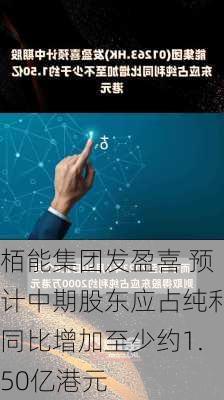 栢能集团发盈喜 预计中期股东应占纯利同比增加至少约1.50亿港元