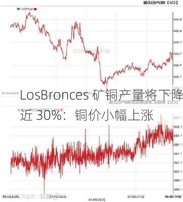 LosBronces 矿铜产量将下降近 30%：铜价小幅上涨