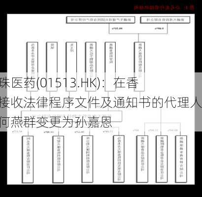 丽珠医药(01513.HK)：在香港接收法律程序文件及通知书的代理人由何燕群变更为孙嘉恩