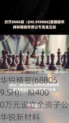 华锐精密(688059.SH)：拟4000万元设立全资子公司华锐新材料