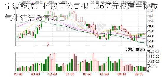 宁波能源：控股子公司拟1.26亿元投建生物质气化清洁燃气项目