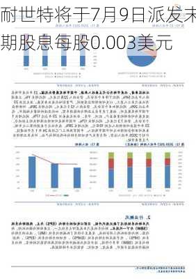 耐世特将于7月9日派发末期股息每股0.003美元