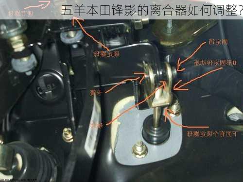 五羊本田锋影的离合器如何调整？