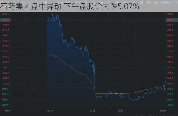 石药集团盘中异动 下午盘股价大跌5.07%