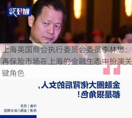 上海英国商会执行委员会委员李林懋：再保险市场在上海的金融生态中扮演关键角色