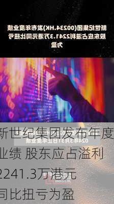 新世纪集团发布年度业绩 股东应占溢利2241.3万港元同比扭亏为盈