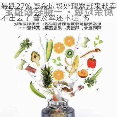 暴跌27% 厨余垃圾处理器越来越卖不出去了 普及率还不足1%