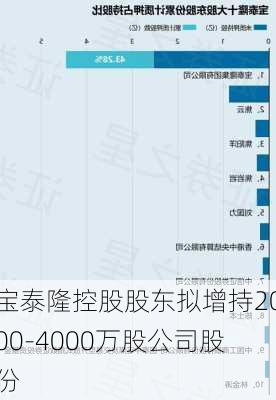 宝泰隆控股股东拟增持2000-4000万股公司股份