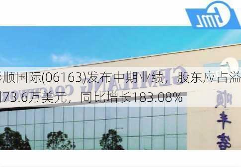 彭顺国际(06163)发布中期业绩，股东应占溢利73.6万美元，同比增长183.08%