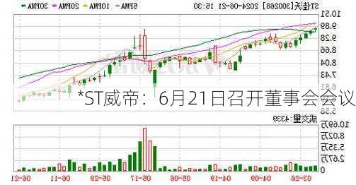 *ST威帝：6月21日召开董事会会议