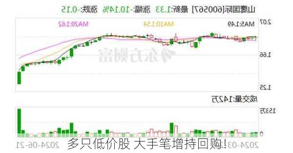 多只低价股 大手笔增持回购！