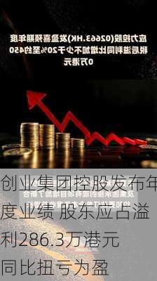 创业集团控股发布年度业绩 股东应占溢利286.3万港元同比扭亏为盈