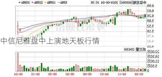 中信尼雅盘中上演地天板行情