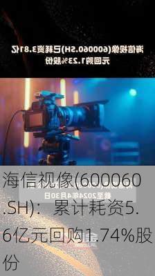 海信视像(600060.SH)：累计耗资5.6亿元回购1.74%股份