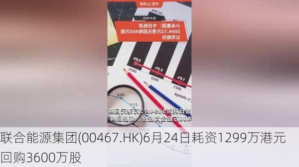 联合能源集团(00467.HK)6月24日耗资1299万港元回购3600万股