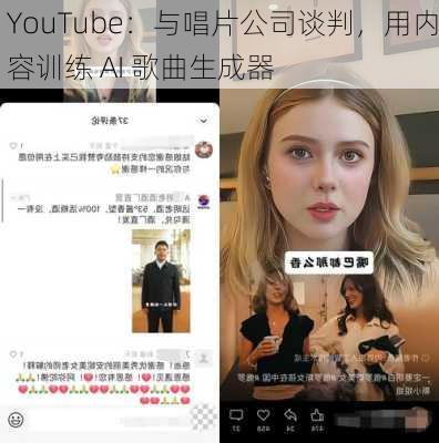 YouTube：与唱片公司谈判，用内容训练 AI 歌曲生成器