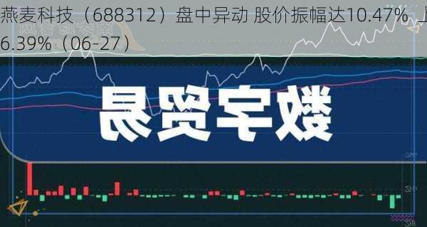 燕麦科技（688312）盘中异动 股价振幅达10.47%  上涨6.39%（06-27）