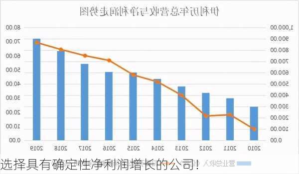 选择具有确定性净利润增长的公司！