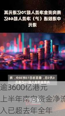 逾3600亿港元 上半年南向资金净流入已超去年全年